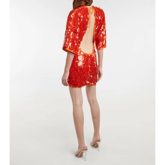 Rotate Birger Christensen Jasy Sequined Minidress - Image 2