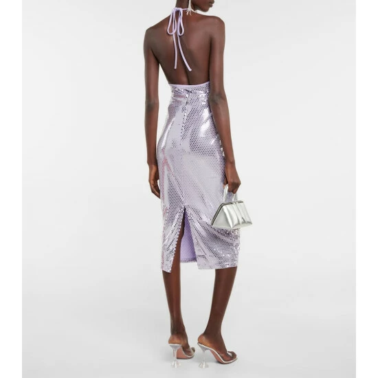 Rotate Birger Christensen Hermony Sequined Midi Skirt - Image 2