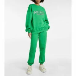 Rotate Birger Christensen Iris Logo Cotton Sweatshirt