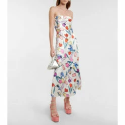 Rotate Birger Christensen Angie Printed Scarf Top